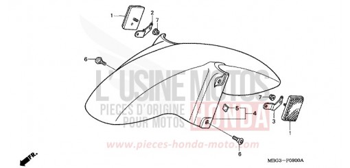 AILE AVANT VFR800FIX de 1999
